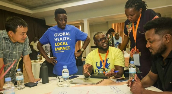 A group of Dornsife Global Development Scholars 